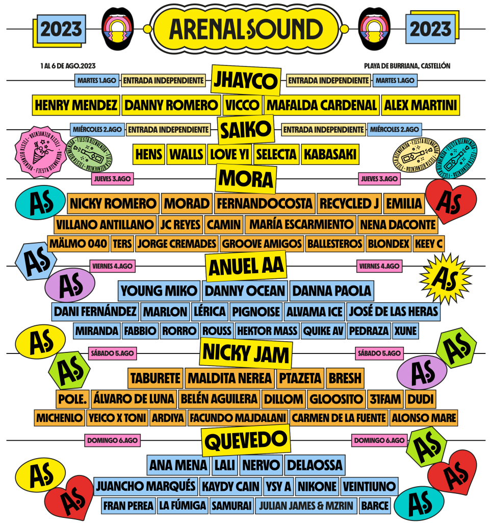 cartel Arenal Sound 2023