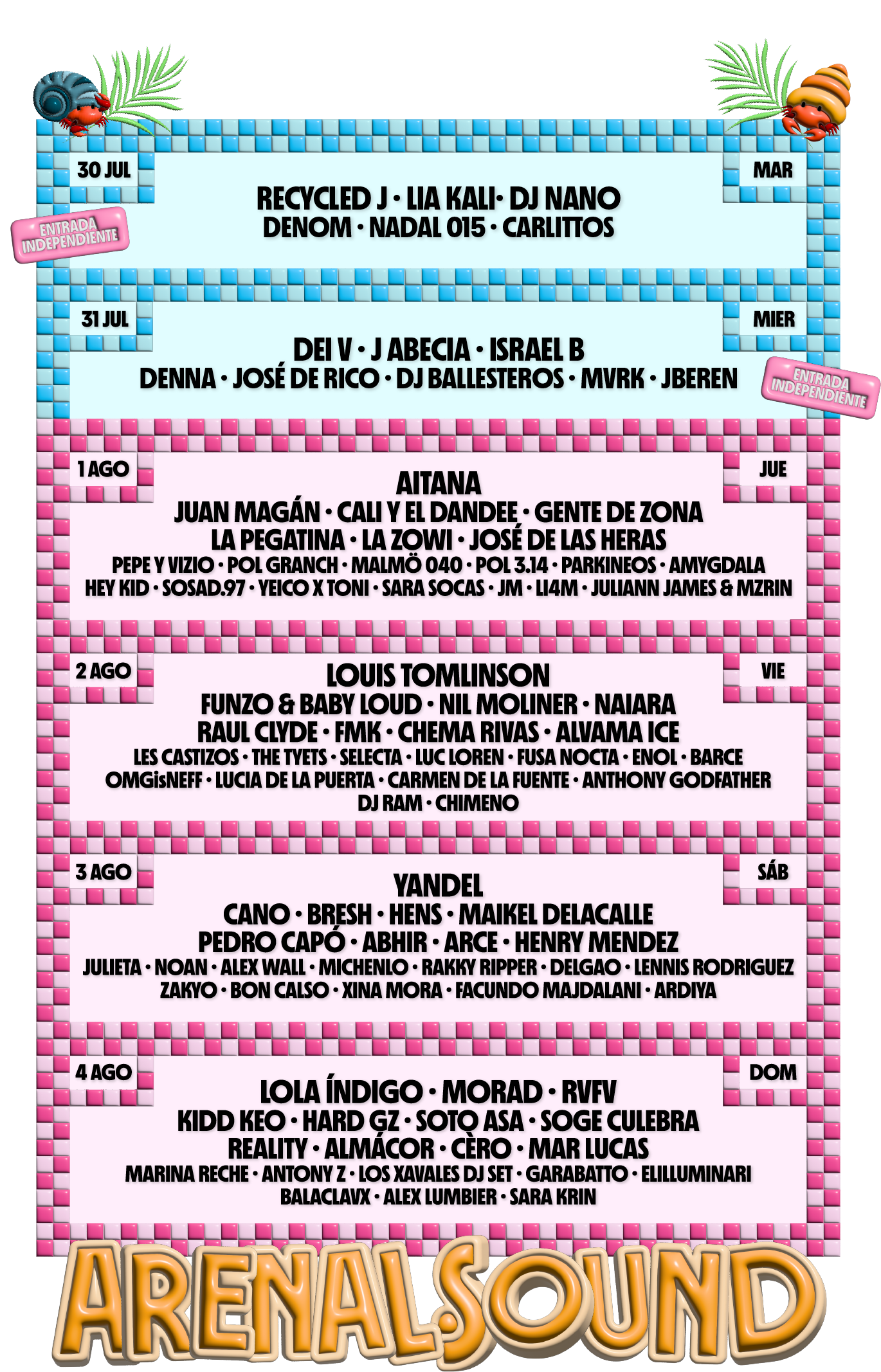 cartel Arenal Sound 2024